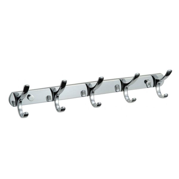 Планка с крючками Savol S-004255, хром