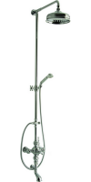 CISAL Arcana America Термостатический смеситель для ванны/душа с душевым комплектом и верхним душем, цвет хром