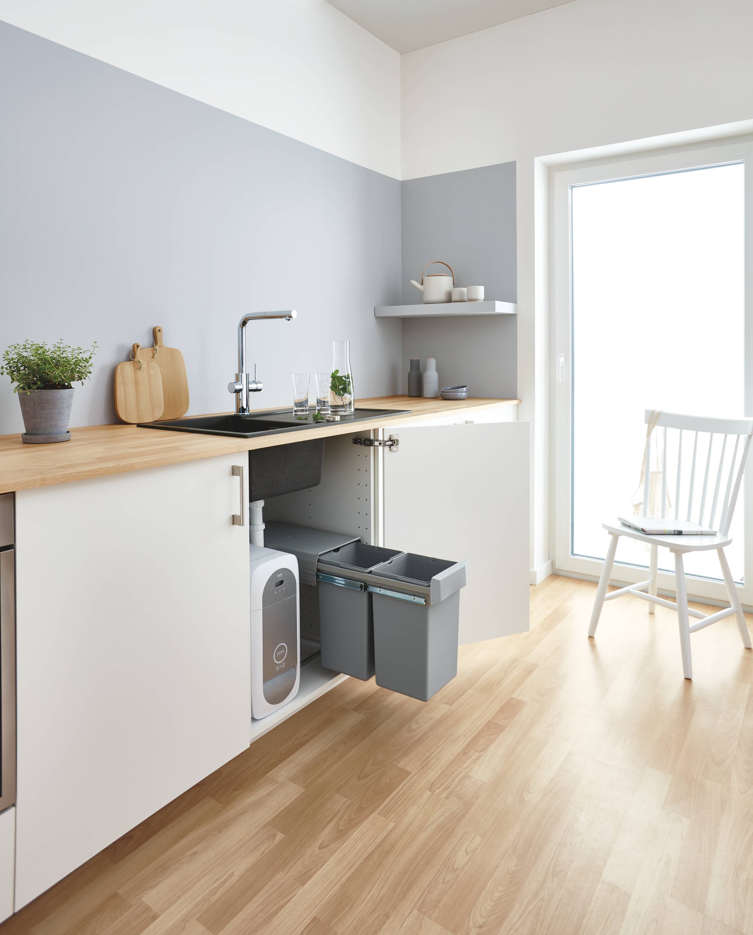 Система сортировки отходов и мусора GROHE (40855000) Система сортировки отходов и мусора GROHE (40855000)