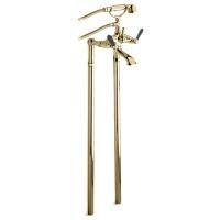 Bongio Mille Nuits Смеситель для ванны, цвет золото/черный фарфор