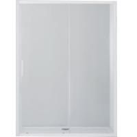 Душевая дверь в нишу Cezares RELAX-BF-1-120-C-Bi профиль Белый стекло прозрачное