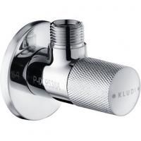 Вентиль, Kludi, 1/2" x 3/8", угловой, DN 15, тип установки-настенный, цилиндровая рукоятка, классическая кран-букса, цвет-хром Вентиль, Kludi, 1/2" x 3/8", угловой, DN 15, тип установки-настенный, цилиндровая рукоятка, классическая кран-букса, цвет-хром