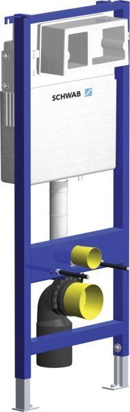 Schwab, инсталляция для подвесного унитаза для клавиш Gala-S/VistaDuo/RivaDuo