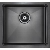 Кухонная мойка Paulmark Weser 48 PM804844-GM Вороненая сталь