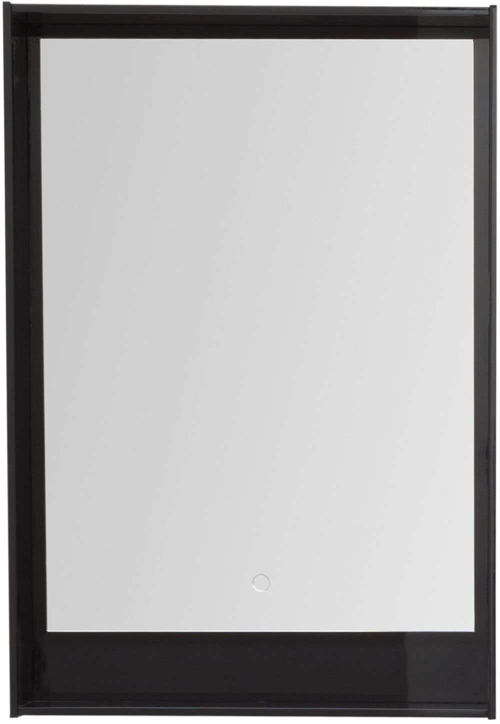 Зеркало Aquanet Милан 60 LED черный глянец Зеркало Aquanet Милан 60 LED черный глянец