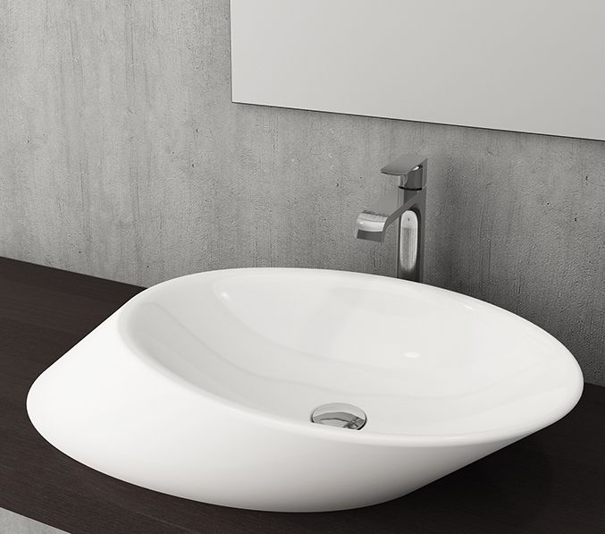 Раковина-чаша Bocchi Vessel 70 1013 Белая глянцевая