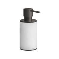 GESSI 316 Дозатор для жидкого мыла настольный, цвет: белый/brushed black metal pvd GESSI 316 Дозатор для жидкого мыла настольный, цвет: белый/brushed black metal pvd