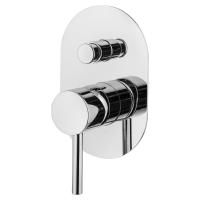 Plumberia Selection IXO Внешняя часть встраиваемого смесителя на 2 вых., накладка овал 100х150мм, хром