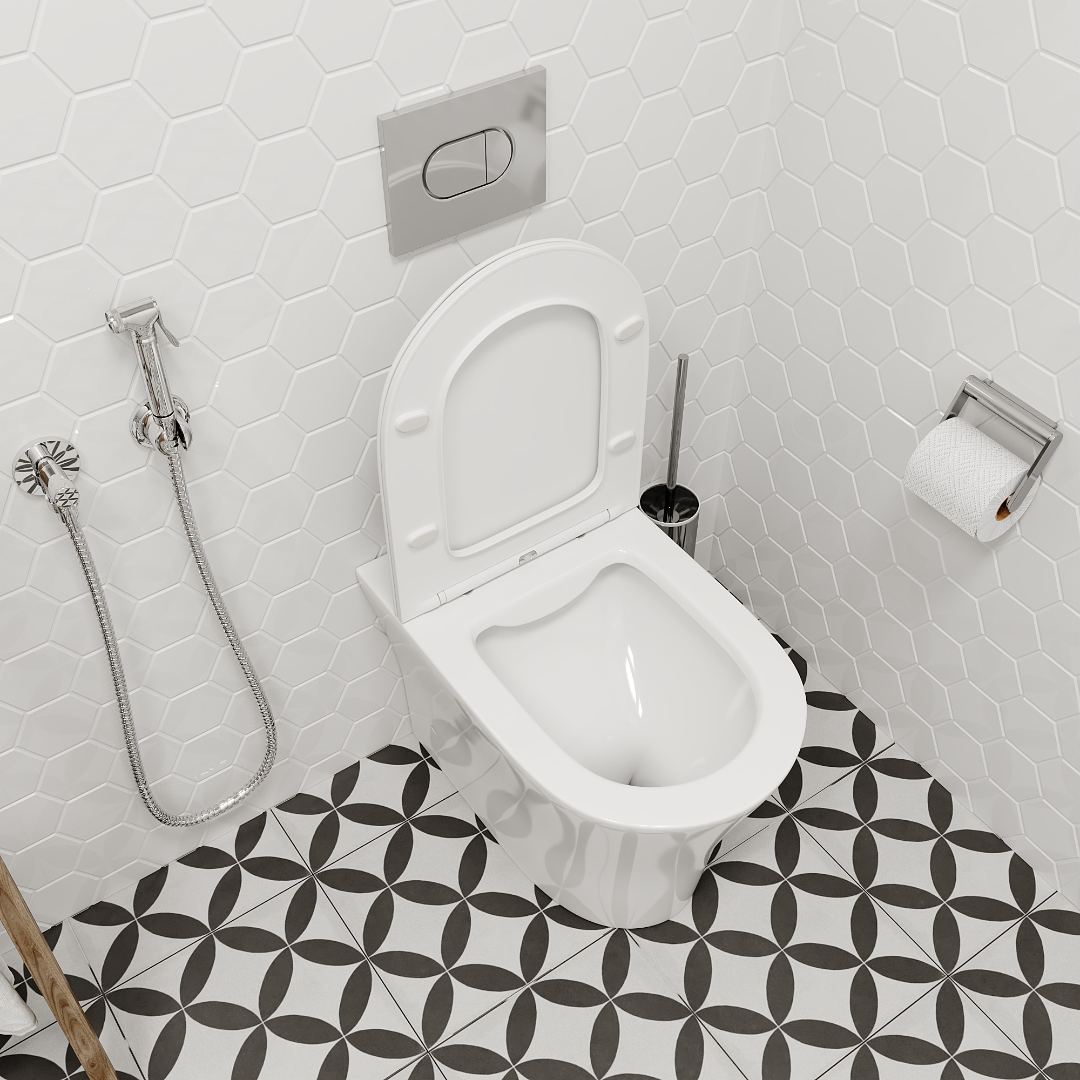 Унитаз ADIGE F напольный безободковый Cerutti SPA CT8907 Унитаз ADIGE F напольный безободковый Cerutti SPA CT8907