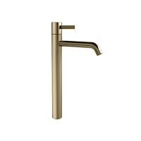 Fantini AF/21 Смеситель для раковины, 1 отв., без донного клапана, излив 184мм, цвет: Matt British Gold PVD