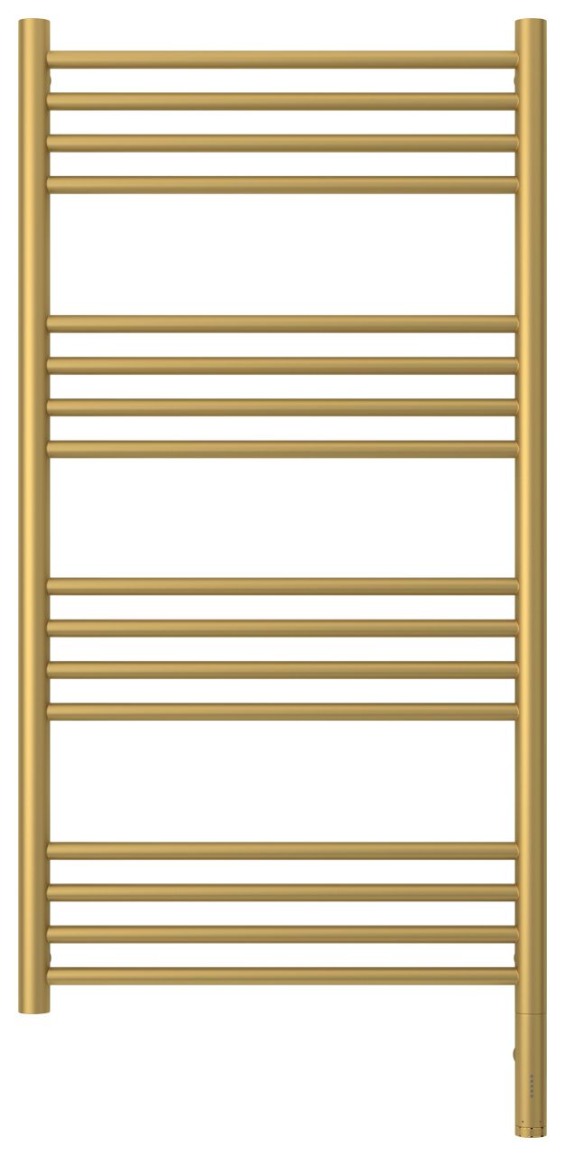 Полотенцесушитель электрический "БОГЕМА 3.0" прямая 1000х500 / МЭМ правый (Матовое золото)