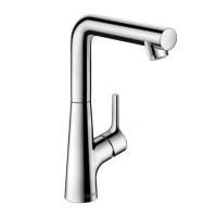 Смеситель для раковины, Hansgrohe, Talis S, тип открывания воды-однорычажный, тип регулирования воды-керамический узел смешивания, отверстия для монтажа-1, высота, мм-263, вынос излива, мм-162, донный клапан-есть, цвет-хром Смеситель для раковины, Hansgrohe, Talis S, тип открывания воды-однорычажный, тип регулирования воды-керамический узел смешивания, отверстия для монтажа-1, высота, мм-263, вынос излива, мм-162, донный клапан-есть, цвет-хром