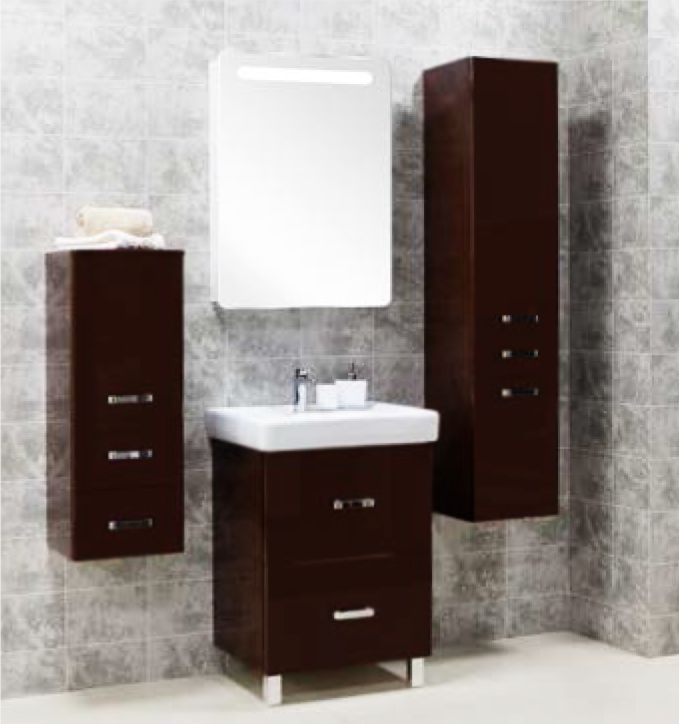 Тумба под раковину АКВАТОН АМЕРИНА Н 56,4 1A169201AM010 (напольная, белый глянец), шт