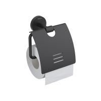 Бумагодержатель с крышкой AQUATEK, матовый черный AQ4609MB БЕТТА Бумагодержатель с крышкой AQUATEK, матовый черный AQ4609MB БЕТТА