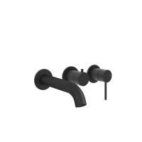 GESSI 316 Смеситель для ванны встраиваемый, однорычажный, с переключателем на 2 положения, внешняя часть, цвет Black XL