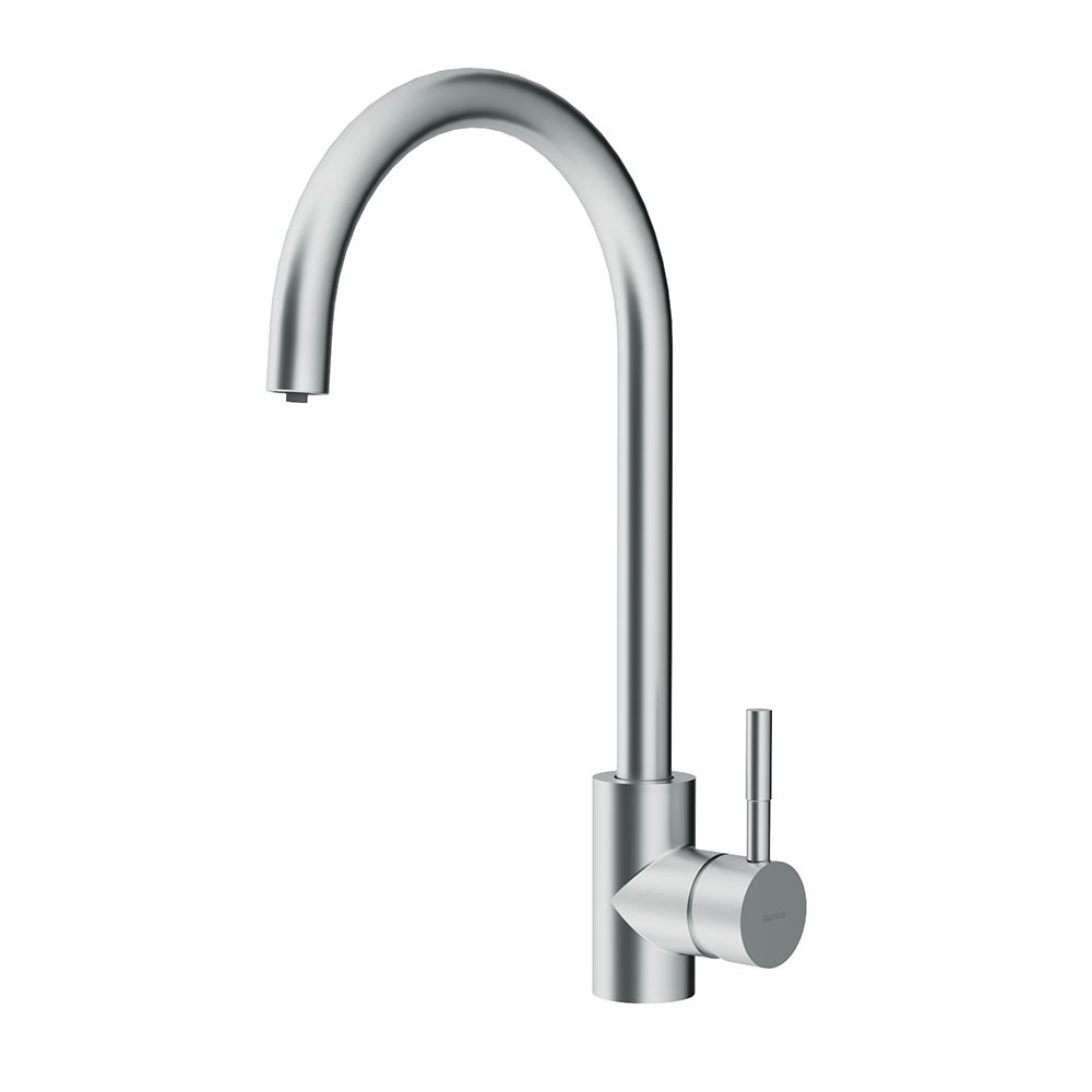 400721400 Merkur, смеситель для кухни с каналом для питьевой воды, никель 400721400 Merkur, смеситель для кухни с каналом для питьевой воды, никель