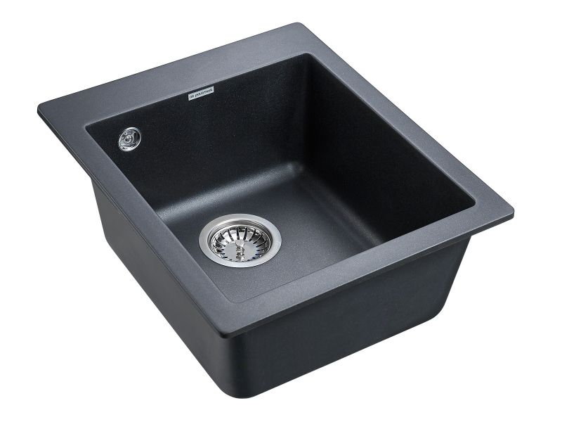 Кухонная мойка Paulmark Leer 41 PM104249-BLM Черный металлик