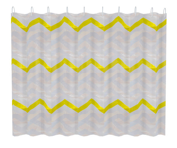 Штора для ванной FASHUN A8817, серый