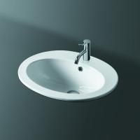 SIMAS Lavabi d'arredo Раковина встраиваемая 53.5x45см с 1 отверстием и двумя намеченными DESMO, цвет белый SIMAS Lavabi d'arredo Раковина встраиваемая 53.5x45см с 1 отверстием и двумя намеченными DESMO, цвет белый