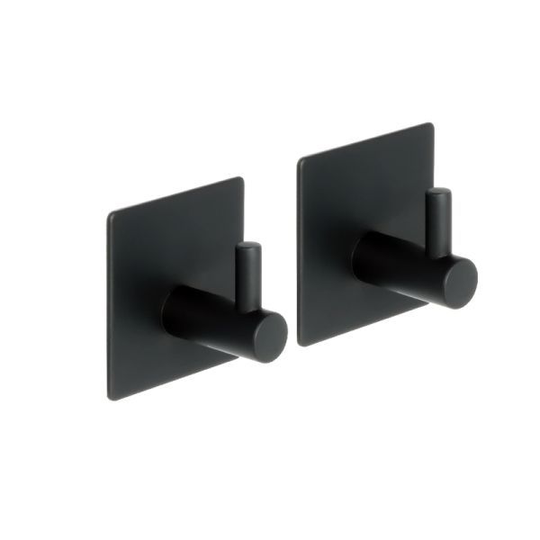 Крючок для ванной FIXSEN PRACTICA FX-560A, 2шт., черный