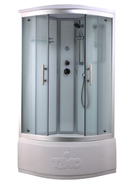 Душевая кабина Timo Standart Silver Fabric T-6600SF, 100x100x220