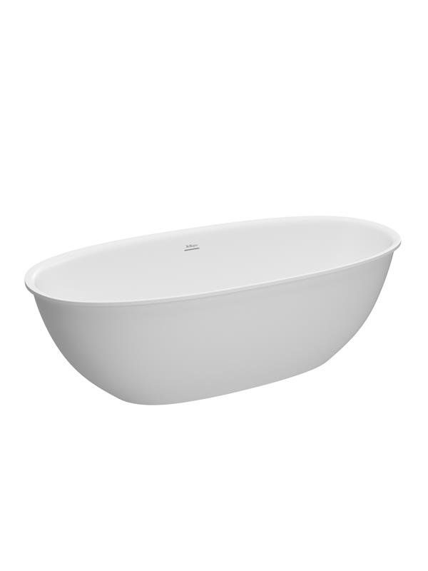Ванна из искусственного камня Solid Surface 1700x760x540, BELBAGNO BB-MARINO-170-76-54-SSB, артикул BB-MARINO-170-76-54-SSB