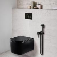 гигиенические души Vincea Гигиенический душ VHFW-101MB из латуни, со смесителем, черный,