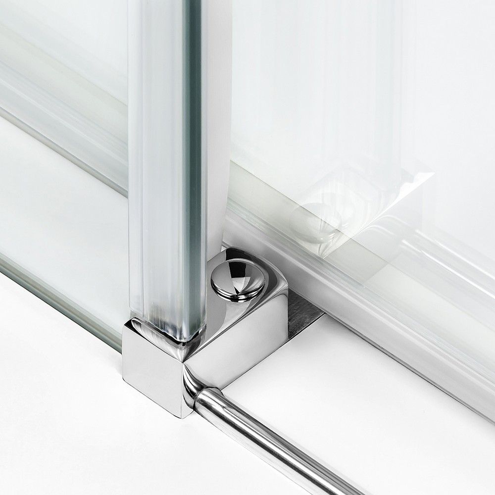 Дверь в нишу NEW TRENDY DIORA 100x200 EXK-1303 (хром)