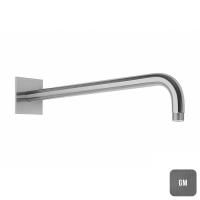 Держатель верхнего душа, Almar, Shower Arms, вид-настенный, вынос, мм-420, цвет-Gun Metal Brushed PVD