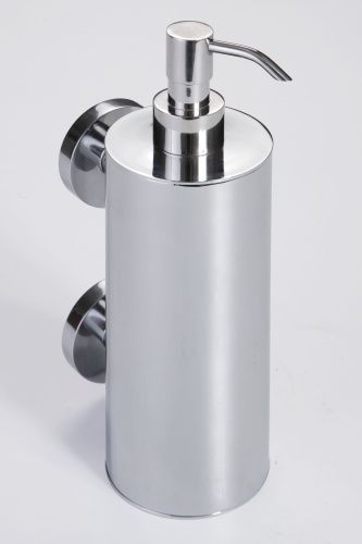 дозатор OMEGA настенный для жидкого мыла (большой метал.такан),2 держателя 70*230*110мм