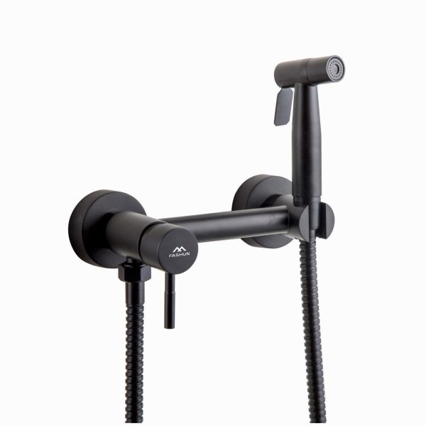 Гигиенический душ со смесителем FASHUN A57503-7, черный