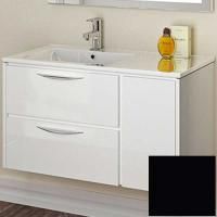 Тумба с раковиной SanVit Мэри-1 90 L kmery901 в цвете Ral подвесная Черный глянец Тумба с раковиной SanVit Мэри-1 90 L kmery901 в цвете Ral подвесная Черный глянец