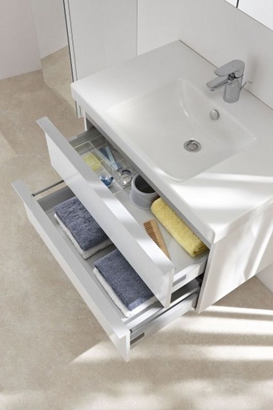 Тумба под раковину Jacob Delafon Odeon Up 80 EB895-N18 подвесная Белая, артикул EB895-N18