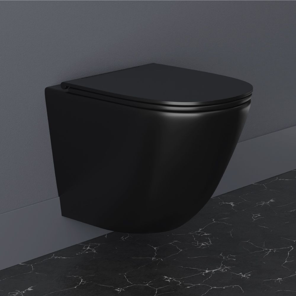 Унитаз подвесной безободковый OWL Vind Ruta-H с сиденьем DP микролифт