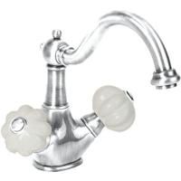 Смеситель для раковины Migliore Olivia ML.OLV-5834 Белый Хром Смеситель для раковины Migliore Olivia ML.OLV-5834 Белый Хром