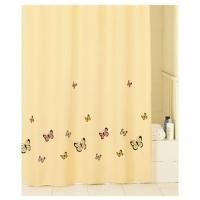 Штора для ванны Iddis Butterfly 200x200 Желтая Штора для ванны Iddis Butterfly 200x200 Желтая