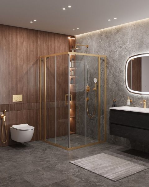 MOLVENO-A-22-100+20-C-BORO-IV Душевой уголок