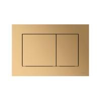 TECEnow. Панель смыва, пластик, латунь металлик