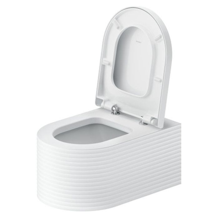 Duravit  Millio Унитаз подвесной &quot;Grooves&quot;  370х570 мм, крепление в компл.,цвет белый шелковисто-матовый