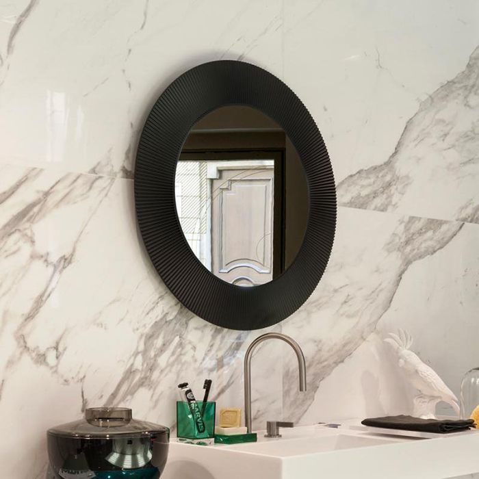Laufen Kartell Зеркало круглое d=780мм, настенное, без подсветки, цвет: черный