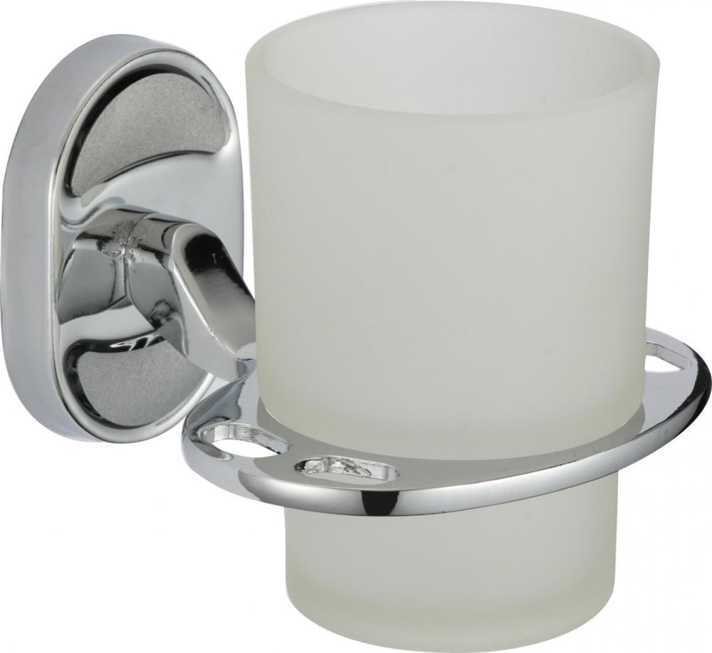 Держатель для стакана и зубных щеток Savol S-007057, хром, артикул S-007057