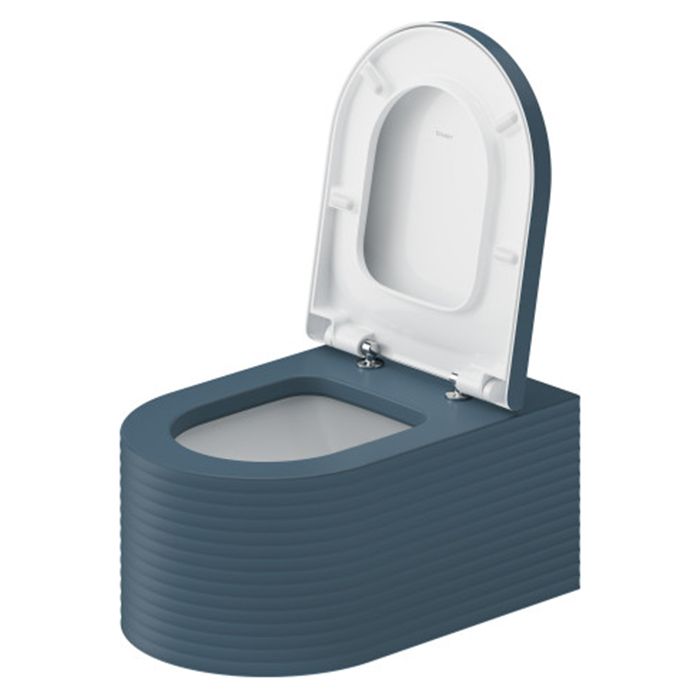 Duravit  Millio Унитаз подвесной &quot;Grooves&quot;  370х570 мм, крепление в компл.,цвет синий матовый
