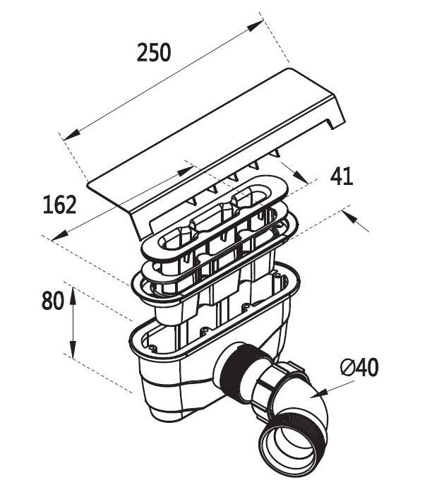 TRAY-AS-RH-100/80-100-SCR-R Экран для поддона из искусственного мрамора