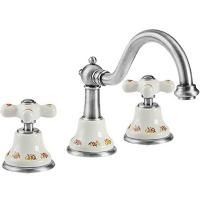 Смеситель для раковины Migliore Provance ML.PRO-8812 Хром Белый Смеситель для раковины Migliore Provance ML.PRO-8812 Хром Белый