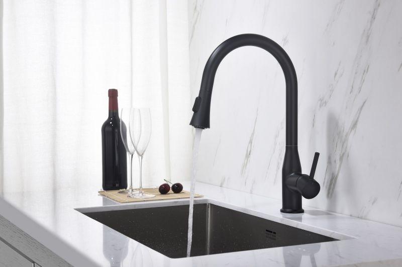 Смеситель для кухни Timo Saona 2336/03FL Черный, артикул 2336/03FL
