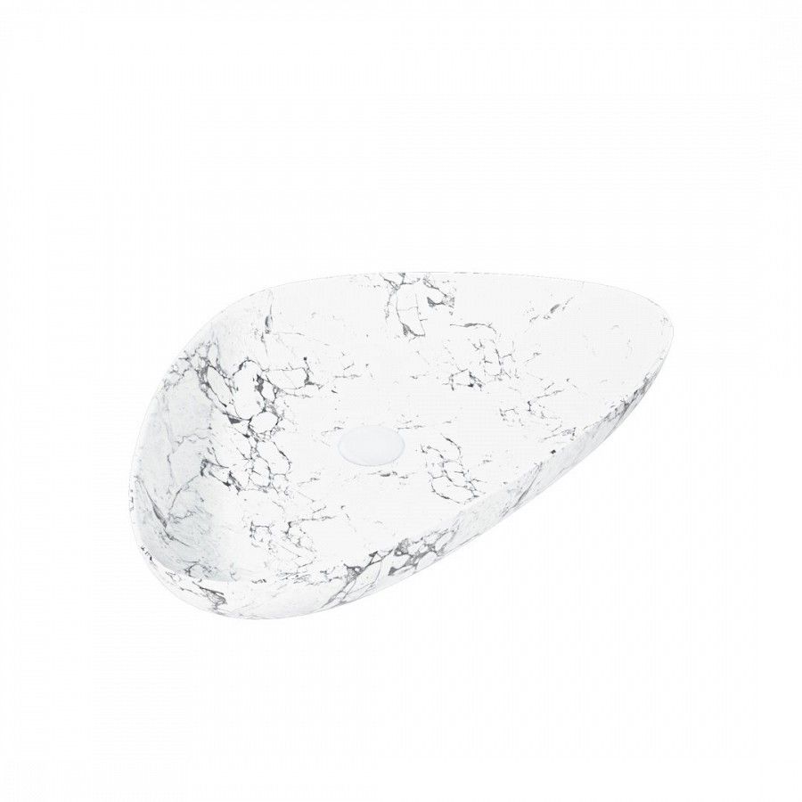 Раковина чаша Maretti EL13NS56-740MR, белый мрамор, артикул EL13NS56-740MR
