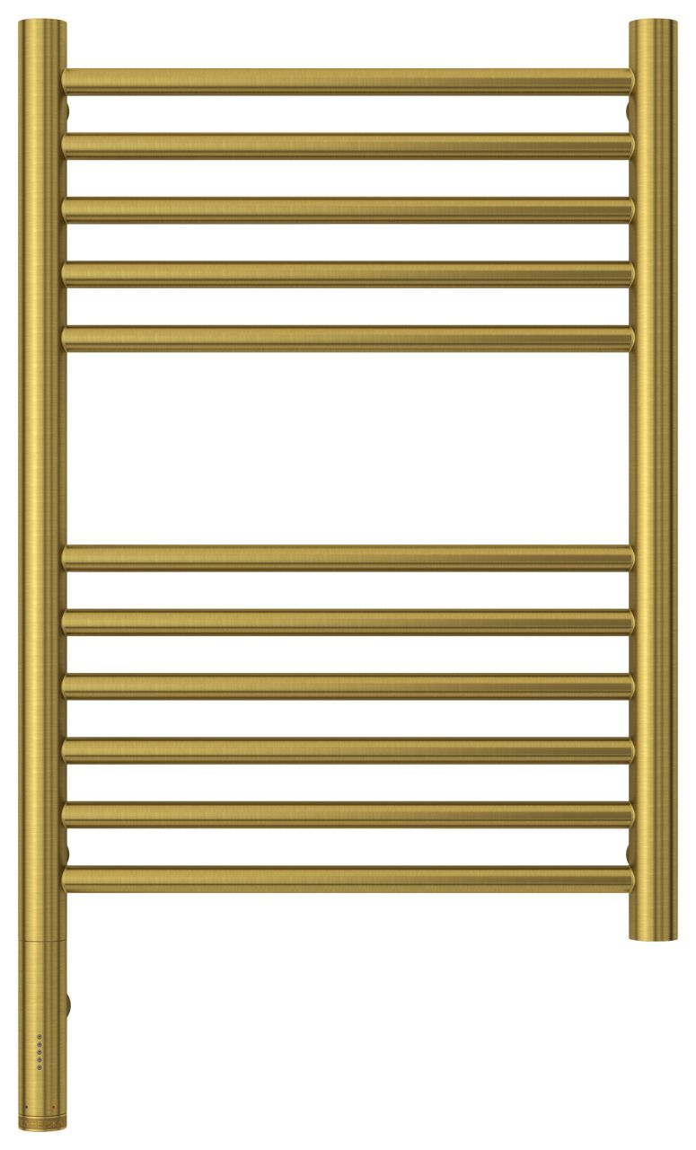 Полотенцесушитель электрический "БОГЕМА 3.0" прямая 600х400 / МЭМ левый (Состаренная латунь)