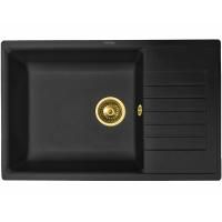 Кухонная мойка ZorG Granit GR 780 BLACK BRONZE Черный / Бронза Кухонная мойка ZorG Granit GR 780 BLACK BRONZE Черный / Бронза