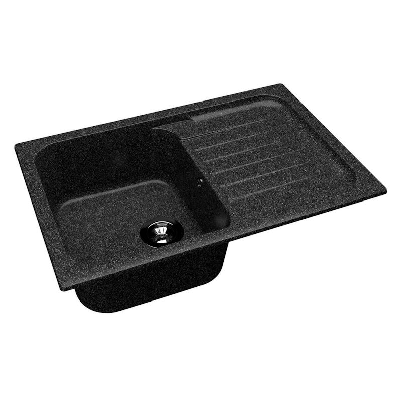 Кухонная мойка Dr. Gans АДЕЛЬ 25.090.C0780.407, черный, артикул 25.090.C0780.407
