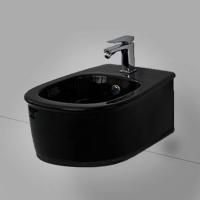 Artceram AZULEY  Биде подвесное 36*52см c креплением, с 1 отв под смеситель, цвет черный